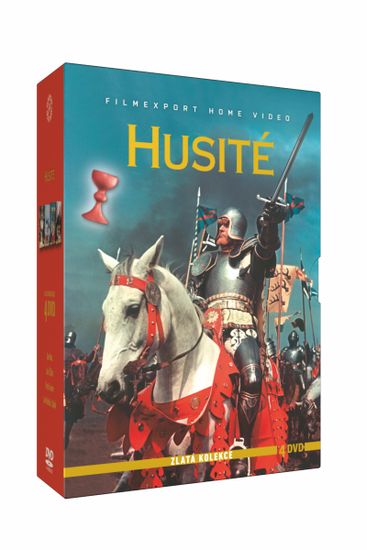 Kolekce Husité: Jan Hus + Jan Žižka + Proti všem + Jan Roháč z Dubé (4DVD) - DVD