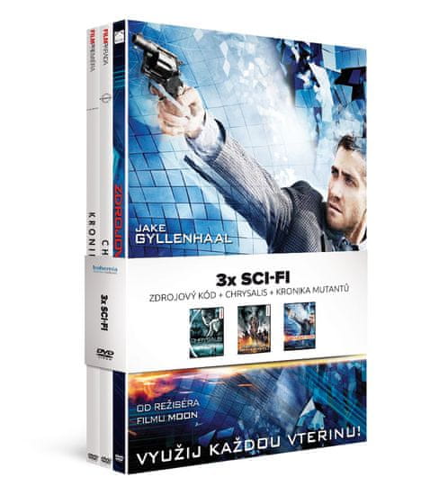 3x Sci-fi: Zdrojový kód + Chrysalis + Kronika mutantů (3DVD) - DVD