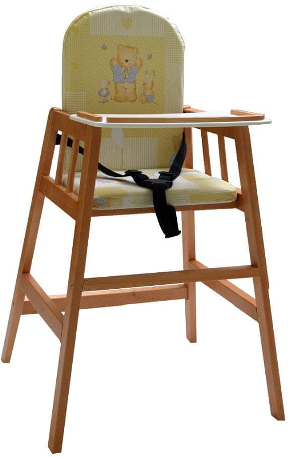Dřevěná jídelní židlička Faktum Abigel, čajová