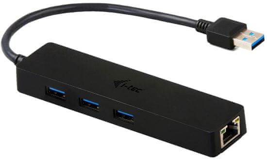 I-TEC USB 3.0 Slim HUB 3 Port + Gigabit Ethernet Adapter (U3GL3SLIM) - zánovní