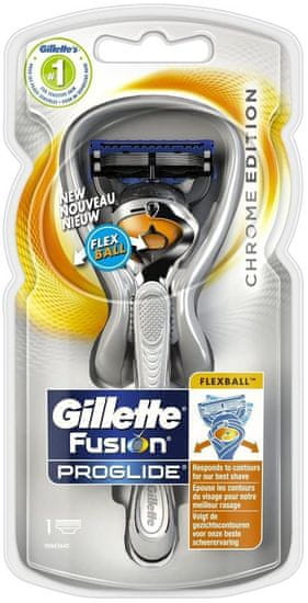 Gillette ProGlide Flexball Silver Manual strojek + hlavice 1ks