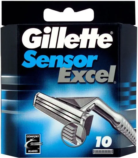 Gillette Sensor Excel náhradní hlavice 10 ks
