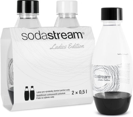 SodaStream Lahev 0.5l dámská 2ks B&W Grass LE SODA