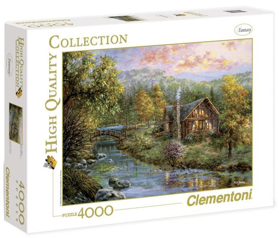 Clementoni Puzzle Srub u potoka 4000 dílků
