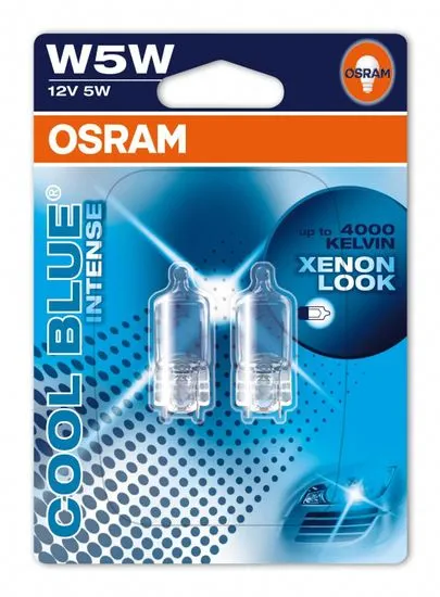 Osram 12V W5W 5W 2,1x9,5d Cool Blue Intense Blister