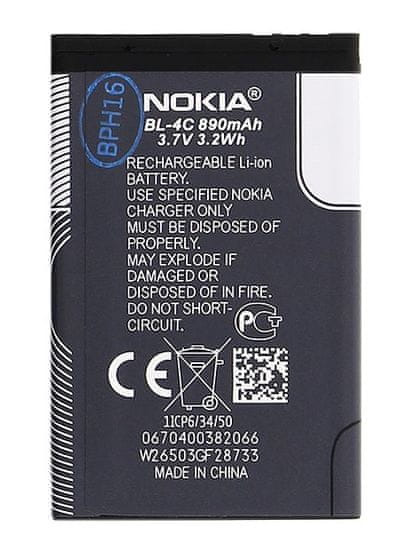 Nokia baterie BL-4C 890mAh Li-Ion (Bulk) 29541