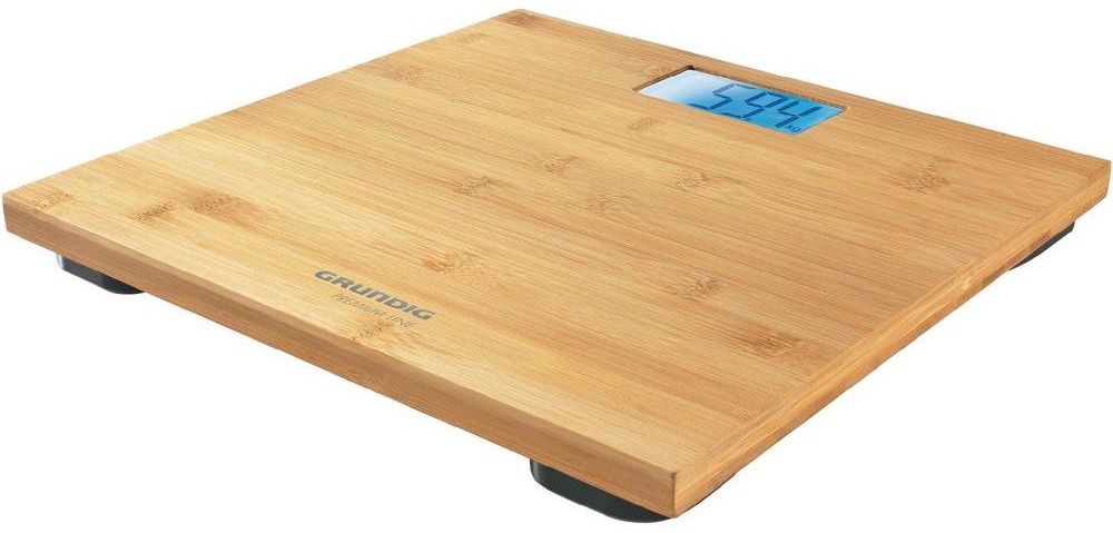 Grundig Digitální osobní váha z bambusu PS4110 - zánovní