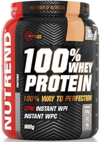 Nutrend 100% Whey Protein 900 g Jahoda