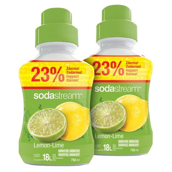 SodaStream Příchuť Lemon Lime 2x 750 ml