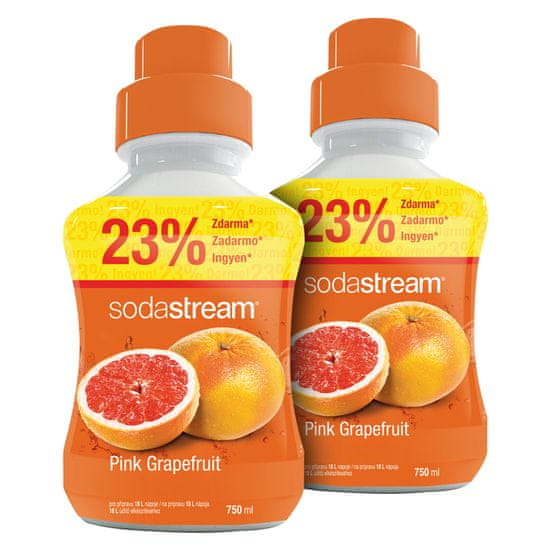 SodaStream Příchuť Pink Grapefruit 2x 750 ml