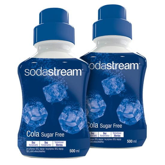 SodaStream Příchuť Cola Sugar Free(Zero) 2x 500 ml