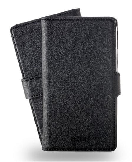 Azuri univerzální pouzdro wallet, velikost XL, černé