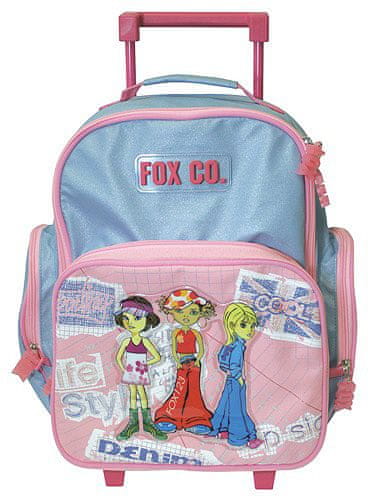 Cool Školní batoh trolley Fox Co. Tři holky
