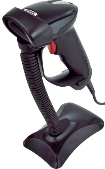 Virtuos Laser čtečka HT-900A,USB, černá - rozbaleno