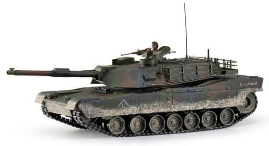 Hobby Engine RC Tank - M1A1 Abrams 1:16, 2.4GHz, patinovaný - rozbaleno