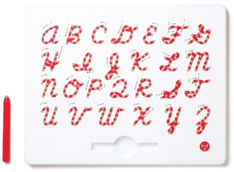 Montessori pomůcky Magnetická tabulka - Velké psací písmo