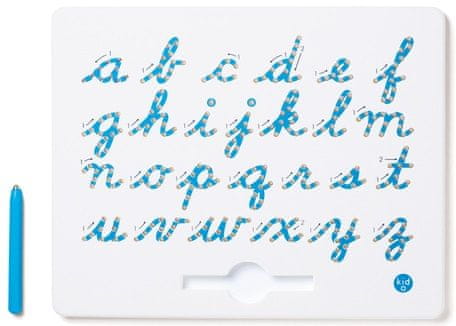 Montessori pomůcky Magnetická tabulka - Malé psací písmo