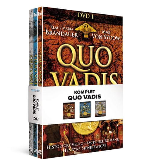 Komplet Quo vadis (3DVD) - DVD