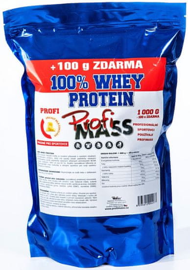 ProfiMass Profi 100% Whey Protein 1100 g bílá čokoláda