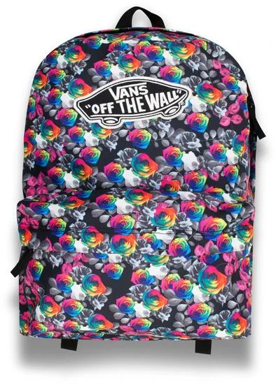 vans rainbow floral backpack