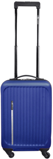 Leonardo Palubní kufr Trolley Premium, modrý - zánovní