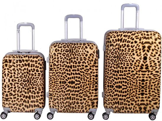 Leonardo Sada kufrů Leopard Print