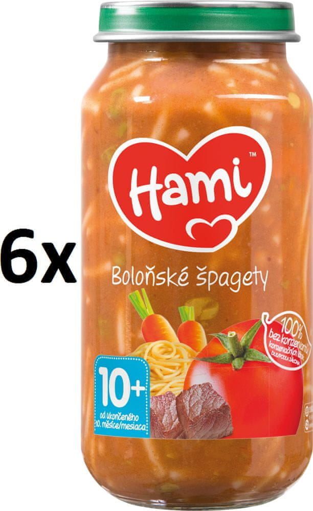 Hami Boloňské špagety - 6 x 250g
