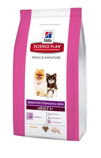 Hill's Canine Adult Sensitive Stomach and Skin Small and Miniature 1,5 kg