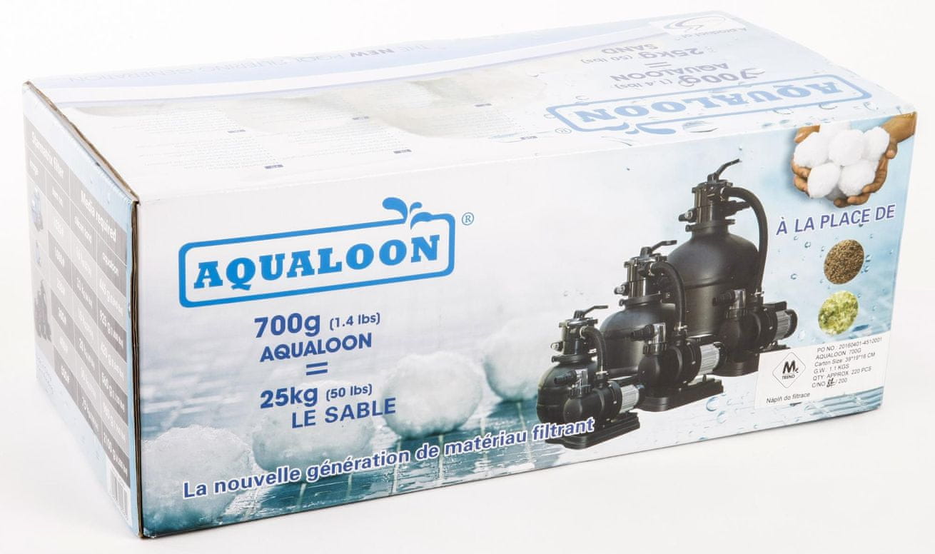 Náhradní náplň do bazénové filtrace AQUALOON