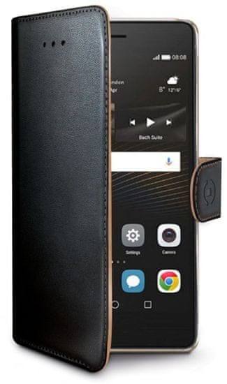 Celly pouzdro Wally, Huawei P9 Lite, černá - rozbaleno