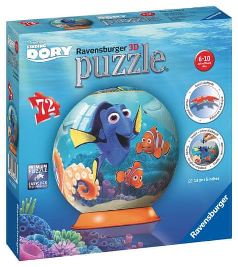 Ravensburger Disney Hledá se Dory puzzleball 72 dílků