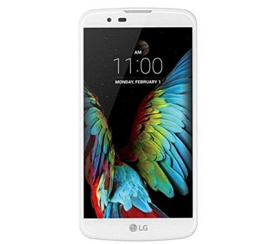 LG K10, Dual SIM, bílá