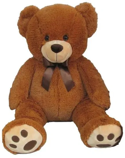 Mac Toys Plyšový medvídek světle hnědý, 60 cm