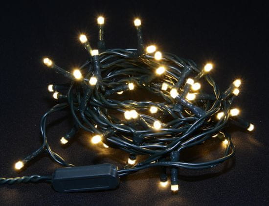 Seizis LED osvětlení 50 žárovek teplá bílá