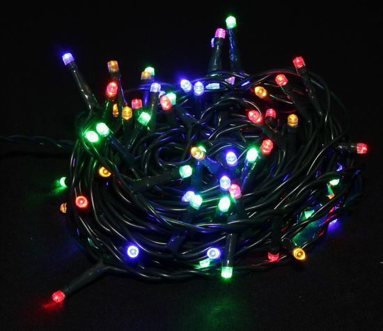 Seizis LED osvětlení 100 žárovek barevné