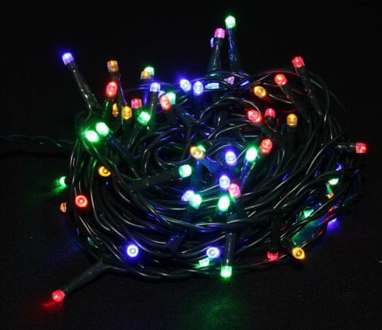 Seizis LED osvětlení 100 žárovek barevné, 8 funkcí