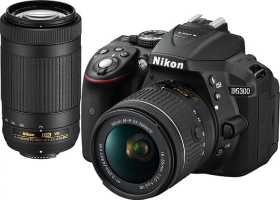 Nikon D5300 + 18-55 AF-P VR + 70-300 VR
