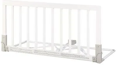 BabyDan Zábrana k posteli dřevěná bílá 45x90cm