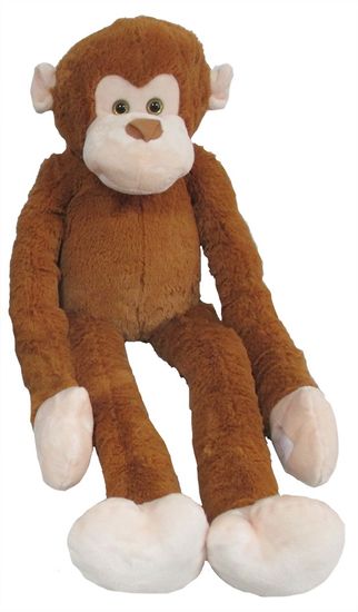 Mac Toys Plyšová opice světle hnědá 100 cm