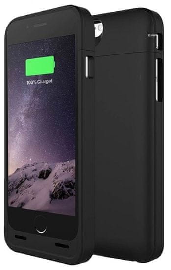 MiPOW Maca Powercase, kryt s baterií, iPhone 6/6S - černý - zánovní