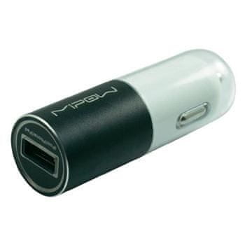 MiPOW autonabíječka, Bolt Car Charger USB+30pin, černá