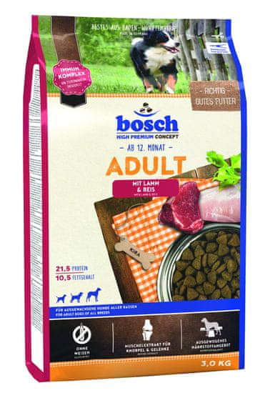 Bosch Adult Lamb & Rice 3 kg
