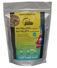 Healthy Pond Koi pelety plovoucí červené/zelené 5 mm, 10 l (X040)
