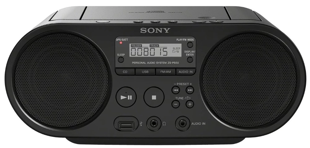 Levně Sony ZS-PS50B, černá