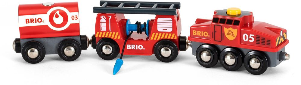 Levně Brio WORLD 33844 Záchranný hasičský vlak