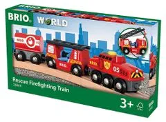 Brio WORLD 33844 Záchranný hasičský vlak