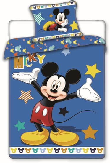 Jerry Fabrics Povlečení Mickey star 140x200 70x90