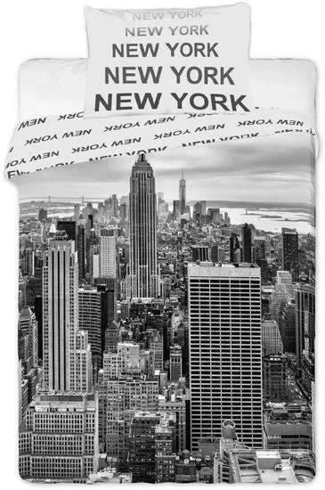 Jerry Fabrics Povlečení fototisk New York 2016 140x200 70x90