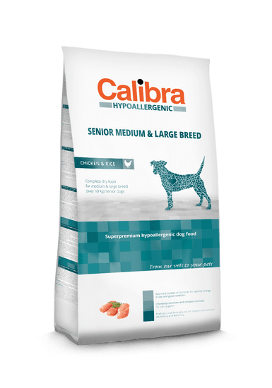 Calibra Dog HA Senior Medium/Large Chicken 14kg