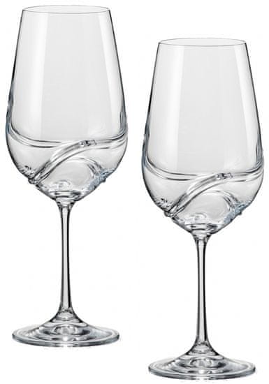 Crystalex sklenice na víno Turbulence 350 ml, 2 ks